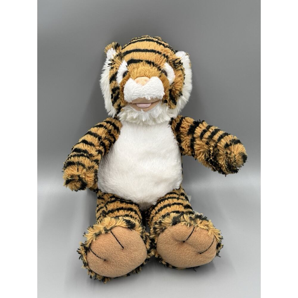 2019 Build A Bear Tiger Plush 14 Inch Striped Stuffed Animal BAB